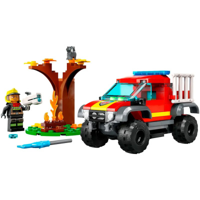 Конструктор Lego City 60393 Спасательный пожарный внедорожник